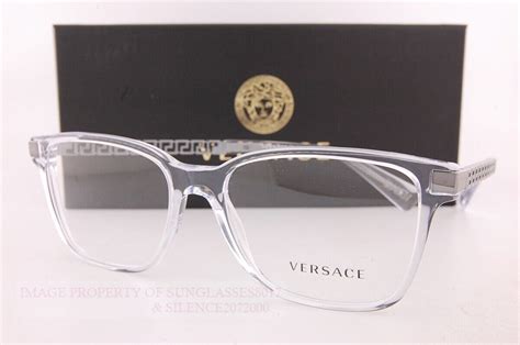 clear versace eyeglasses|versace unisex eyeglasses.